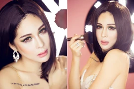 Tina Lê quyến rũ với xu hướng trang điểm mắt nhũ lấp lánh