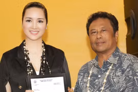 Hoa hậu Giáng My làm Đại sứ Thiện chí cho quốc đảo Palau