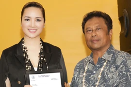 Hoa hậu Giáng My làm Đại sứ Thiện chí cho quốc đảo Palau