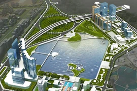 Khởi công dự án công viên hồ điều hòa Cầu Giấy