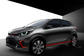 Hé lộ hình ảnh rõ ràng của Kia Morning 2017