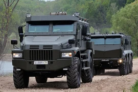 Nga chạy thử xe bọc thép kháng mìn hạng nặng Patrol