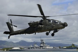 Trực thăng Apache rơi trên biển, 2 lính Mỹ thiệt mạng