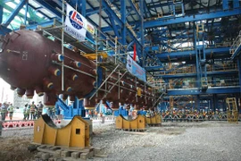 Lilama lắp đặt thành công bao hơi 1A- nhà máy nhiệt điện Mông Dương 1