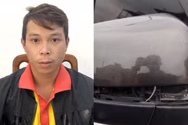 Đập phá ô tô người khác trong lúc cãi nhau với bạn gái