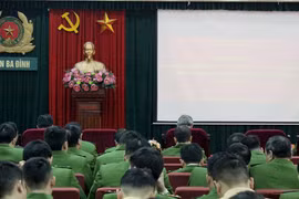 Đảng uỷ Công an quận Ba Đình triển khai công tác xây dựng Đảng năm 2021