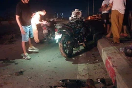 Xác minh xe đổ trộm chất thải gây tai nạn giao thông trên đường Cienco 5