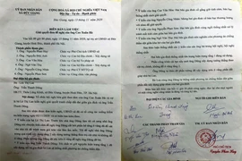 Hai gia đình đã tìm được tiếng nói chung sau mâu thuẫn do tranh chấp xây dựng