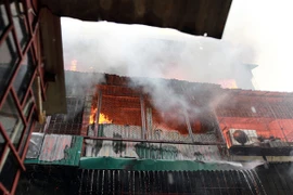 Cháy “chuồng cọp” tập thể Nam Đồng