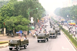 Nghi thức hộ tống linh cữu Đại tướng Võ Nguyên Giáp đã sẵn sàng