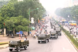 Nghi thức hộ tống linh cữu Đại tướng Võ Nguyên Giáp đã sẵn sàng