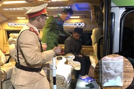 Tạm giữ tài xế xe Limousine tàng trữ trái phép chất ma túy