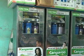 Phát hiện cơ sở sản xuất, kinh doanh máy lọc nước Kangaroo giả