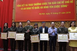 Cuộc thi báo chí "Vì An ninh Tổ quốc và bình yên cuộc sống": Báo ANTĐ giành 3 giải