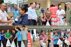 Ấm tình Thủ đô, nghĩa đồng bào vùng ngập lụt ở tỉnh Bắc Kạn