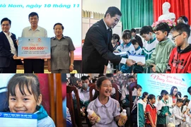 Ngày vui nâng bước đến trường cùng Tân Hiệp Phát hỗ trợ học sinh tỉnh Hà Nam