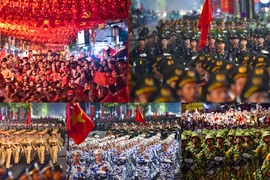 Những hình ảnh tuyệt đẹp tại buổi tổng hợp luyện lần 1 diễu binh, diễu hành ở quảng trường Ba Đình