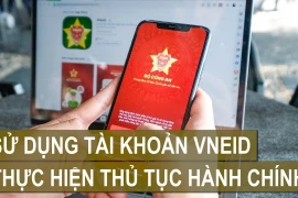 Hà Nội yêu cầu phải sử dụng tài khoản định danh điện tử thực hiện thủ tục hành chính