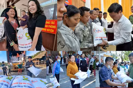 Mang những bữa cơm sẻ chia tới đồng bào vùng lũ ở Tuyên Quang, Hà Giang