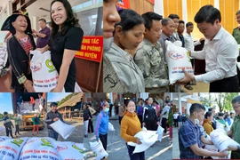 Mang những bữa cơm sẻ chia tới đồng bào vùng lũ ở Tuyên Quang, Hà Giang