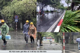 Hình ảnh Hà Nội trước giờ bão số 3 "tấn công" Thủ đô