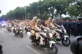 Hà Nội: Ra quân bảo đảm trật tự, an toàn giao thông Tết Nguyên đán vào ngày 5-1