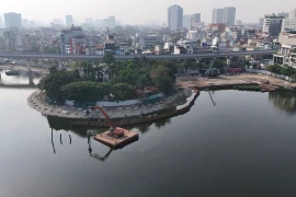 Hà Nội: Làm rõ thông tin phản ánh việc tạm lấp hồ Đống Đa để cải tạo