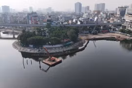 Hà Nội: Làm rõ thông tin phản ánh việc tạm lấp hồ Đống Đa để cải tạo