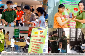 Xem Thanh niên Công an Thủ đô hỗ trợ đoàn viên đăng ký định danh điện tử trong ngày hội chuyển đổi số