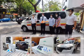 [ẢNH] Cận cảnh những trang thiết bị y tế doanh nghiệp ủng hộ TP Hà Nội