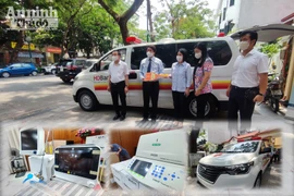 [ẢNH] Cận cảnh những trang thiết bị y tế doanh nghiệp ủng hộ TP Hà Nội