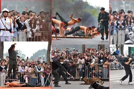 Trầm trồ, thán phục những màn biểu diễn đặc biệt của lực lượng CAND Việt Nam