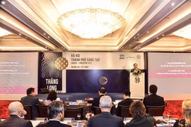 Bí Thư thành ủy Hà Nội Vương Đình Huệ phát biểu khai mạc tọa đàm Tham vấn về sáng kiến: Hà Nội-Thành phố sáng tạo 