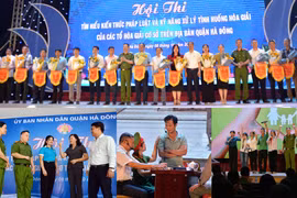 Thấm thía chuyện đời thường tại hội thi những tổ hòa giải cơ sở ở quận Hà Đông