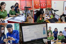 Công an Hà Nội nỗ lực triển khai cao điểm thu nhận thông tin và cấp thẻ đảng viên mới trên toàn thành phố