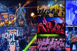 Những hình ảnh đặc biệt ấn tượng tại lễ hội âm thanh Hà Nội Rock 