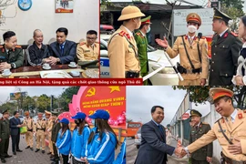 Tri ân liệt sỹ Công an Hà Nội, tặng quà các chốt giao thông cửa ngõ Thủ đô