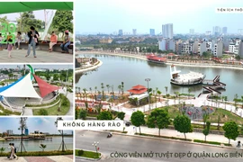 Ngắm công viên không hàng rào, đầu tư hơn hai trăm tỷ đẹp bậc nhất mới khánh thành ở Hà Nội