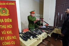Hà Nội đôn đốc việc thi hành Luật Quản lý, sử dụng vũ khí, vật liệu nổ và công cụ hỗ trợ 