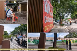Xem hàng bốt điện được "mặc áo giáp" đầu tiên ở Hà Nội vẫn không thoát khỏi quảng cáo rao vặt