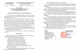 Hà Nội chính thức thành lập 26 thôn, tổ dân phố mới