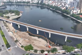 UBND quận Đống Đa nói gì về thông tin tạm lấp hồ Đống Đa để cải tạo?