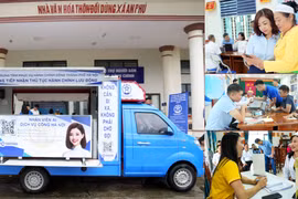 Cận cảnh xe tiếp nhận thủ tục hành chính lưu động đầu tiên hoạt động ở Hà Nội