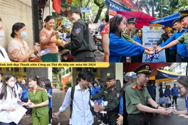 Thanh niên Công an Thủ đô ra quân tiếp sức mùa thi 2024