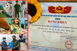 CLB phản ứng nhanh hiến máu tình nguyện Công an Thủ đô là mô hình tiêu biểu của Thanh niên Hà Nội 2023
