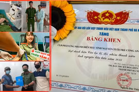 CLB phản ứng nhanh hiến máu tình nguyện Công an Thủ đô là mô hình tiêu biểu của Thanh niên Hà Nội 2023