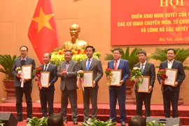 Sở Nông nghiệp và Môi trường TP Hà Nội có 5 phó giám đốc