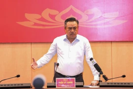 Chủ tịch Hà Nội Trần Sỹ Thanh chủ trì họp, chỉ đạo ứng phó với cơn bão số 11