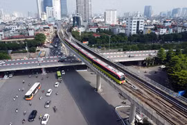 Hà Nội điều chỉnh luồng tuyến xe buýt kết nối với đoạn trên cao ĐSĐT Nhổn - Ga Hà Nội