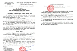 Chủ tịch Hà Nội tặng bằng khen 3 cá nhân thuộc Công an Thủ đô